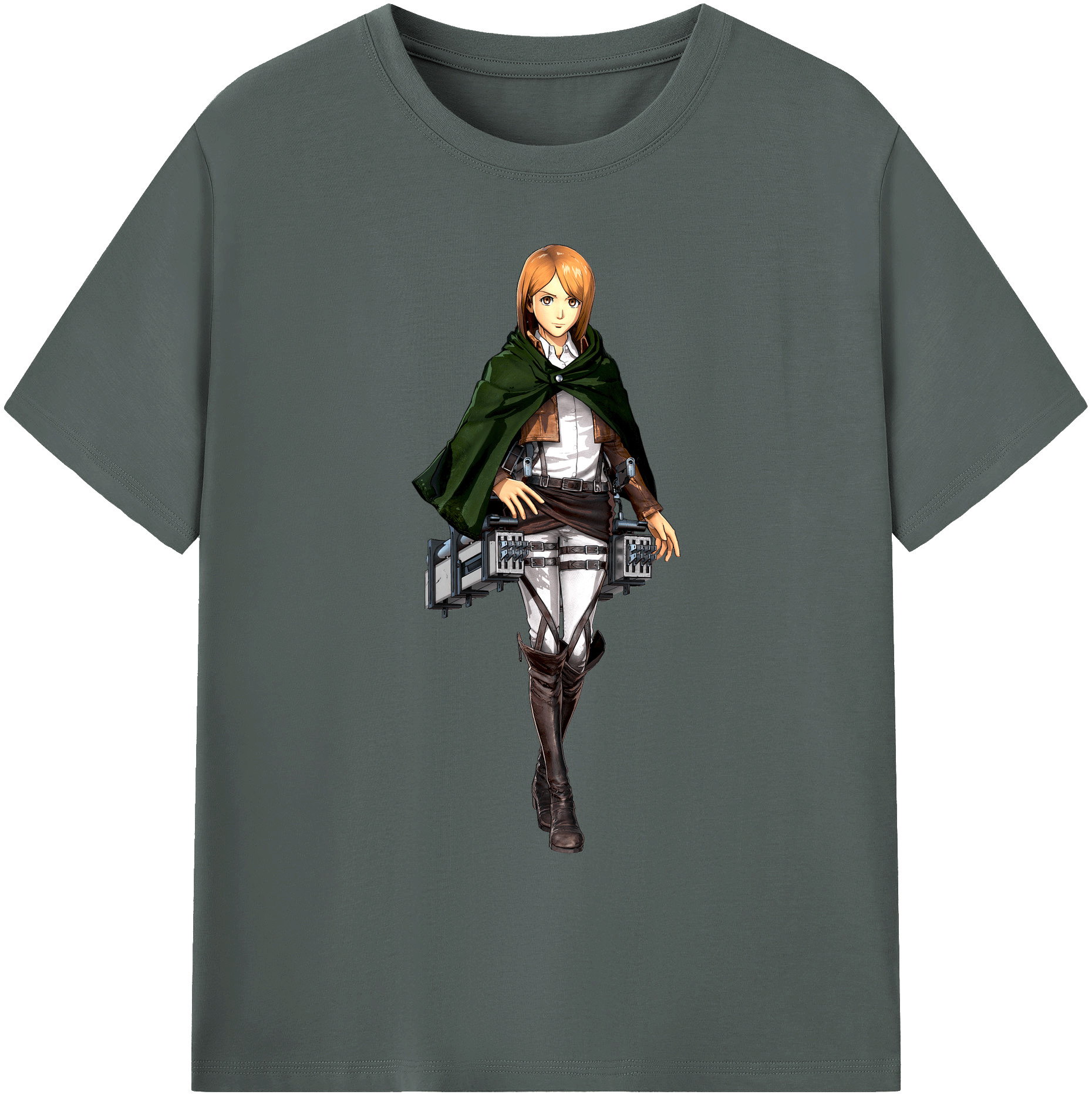 （画像用） 進撃の巨人 ペトラ·ラル Attack on Titan Petra Rall 綿100％ メンズ半袖Tシャツ｜肌触りやわらか＆通気性